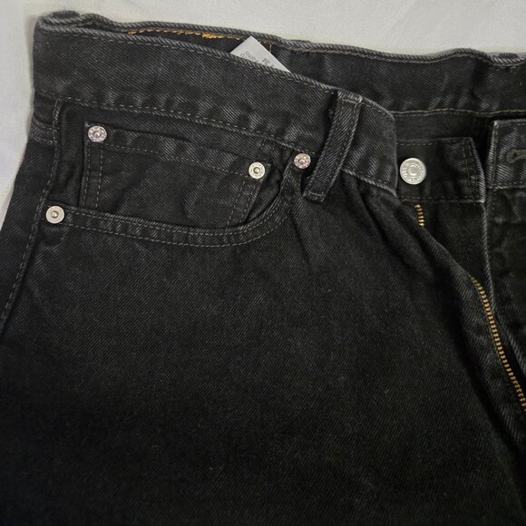 Levis 505 Black Straight Leg Jeans 38 x 34 - Picture 5 of 8